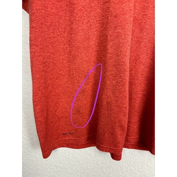 Bundle of 2 Nike Dri Fit TShirt Mens Size XL Orange Black Vneck Athletic Workout - Picture 5 of 14